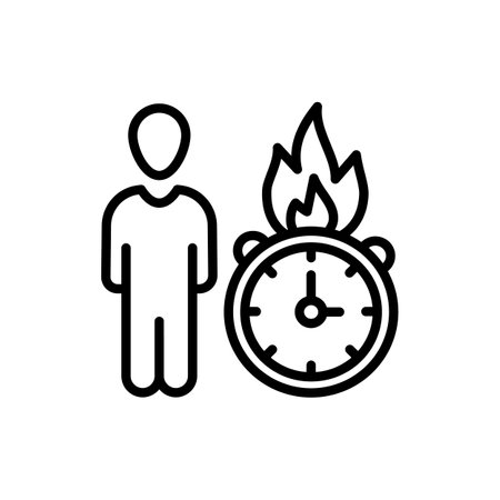 Deadline icon in vector. Logotypeのイラスト素材