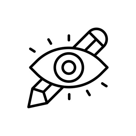 Visual Identities icon in vector. Logotypeのイラスト素材