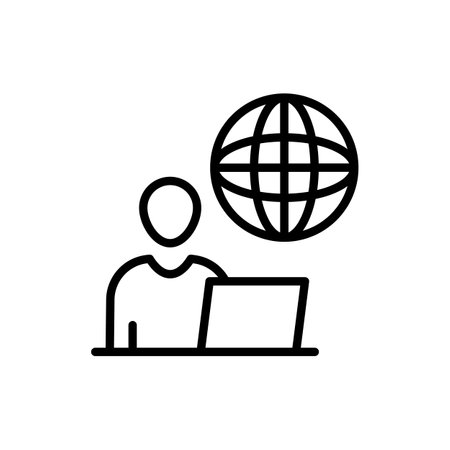 Freelance icon in vector. Logotypeのイラスト素材