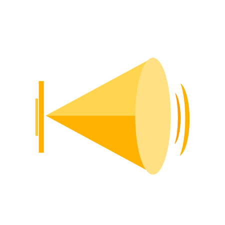 Megaphone icon vector isolated on white background for your web and mobile app design, Megaphone logo conceptの写真素材