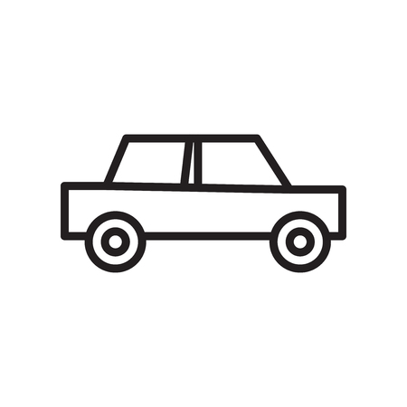 Car icon vector isolated on white background for your web and mobile app design, Car logo conceptの写真素材