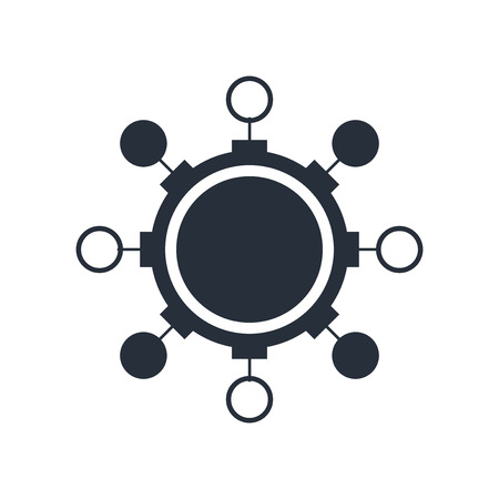 Algorithm icon vector isolated on white background for your web and mobile app design, Algorithm logo conceptの写真素材