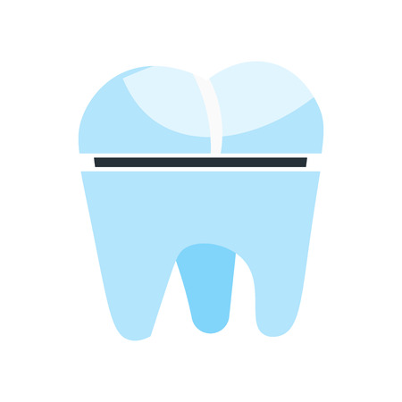 Molar crown icon vector isolated on white background for your web and mobile app design, Molar crown logo conceptの写真素材