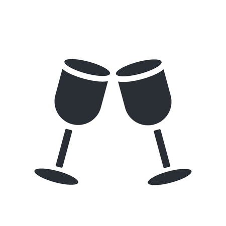 Drinks icon vector isolated on white background for your web and mobile app design, Drinks logo conceptのイラスト素材