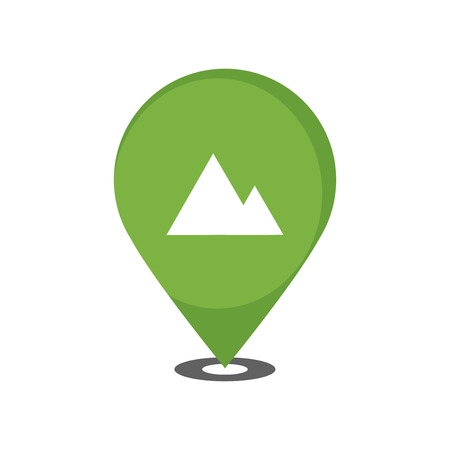 Location icon vector isolated on white background for your web and mobile app design, Location logo conceptのイラスト素材