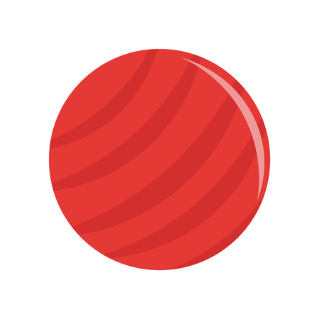 Gym ball icon vector isolated on white background for your web and mobile app design, Gym ball logo conceptのイラスト素材
