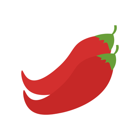 Chili pepper icon vector isolated on white background for your web and mobile app design, Chili pepper logo conceptのイラスト素材