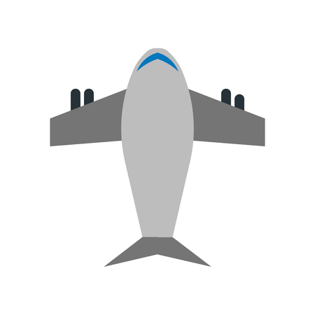 Airplane icon vector isolated on white background for your web and mobile app design, Airplane logo conceptのイラスト素材