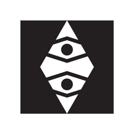 Rhombus icon vector isolated on white background for your web and mobile app design, Rhombus logo conceptのイラスト素材