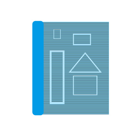 Blueprint icon vector isolated on white background for your web and mobile app design, Blueprint logo conceptのイラスト素材