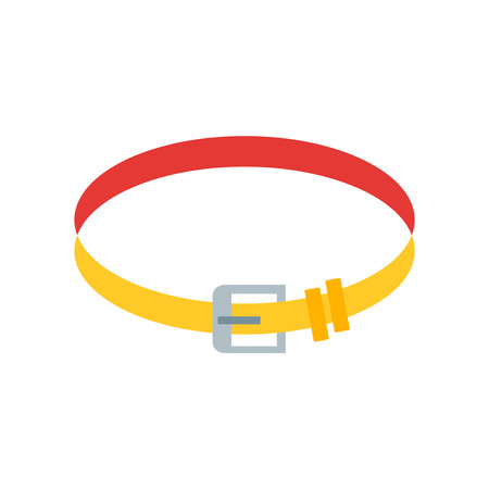 Gym belt icon vector isolated on white background for your web and mobile app design, Gym belt logo conceptのイラスト素材