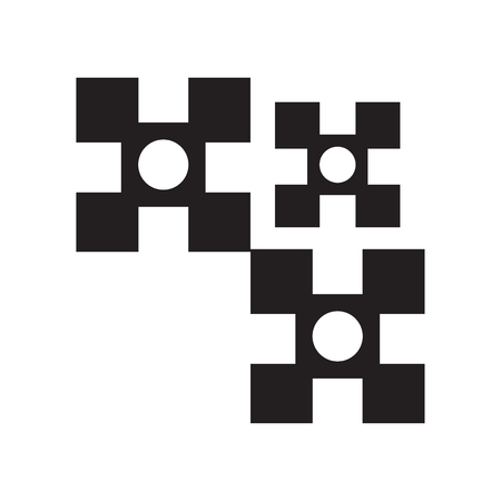 Squares icon vector isolated on white background for your web and mobile app design, Squares logo conceptのイラスト素材