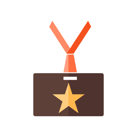 Vip pass icon vector isolated on white background for your web and mobile app design, Vip pass logo conceptのイラスト素材