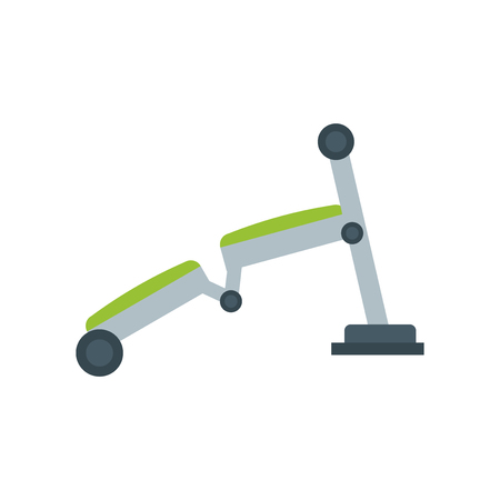Fitness bench icon vector isolated on white background for your web and mobile app design, Fitness bench logo conceptのイラスト素材