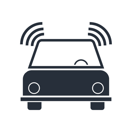 Autopilot icon vector isolated on white background for your web and mobile app design, Autopilot logo conceptのイラスト素材