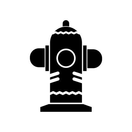 Fire hydrant icon vector isolated on white background for your web and mobile app design, Fire hydrant logo conceptのイラスト素材