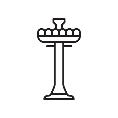 Tower Freefall icon vector isolated on white background for your web and mobile app design, Tower Freefall logo conceptのイラスト素材