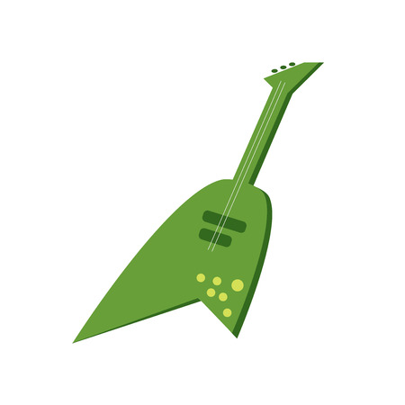 Electric guitar icon vector isolated on white background for your web and mobile app design, Electric guitar logo conceptのイラスト素材