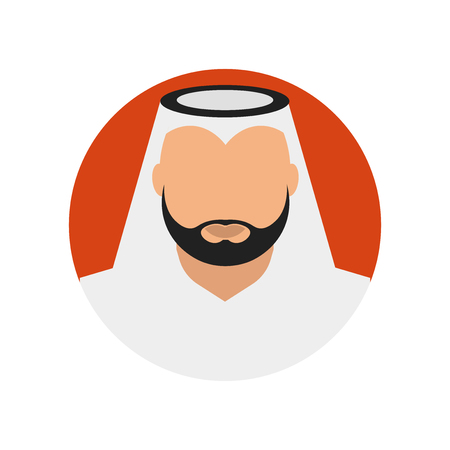 Arab icon vector isolated on white background for your web and mobile app design, Arab logo conceptのイラスト素材