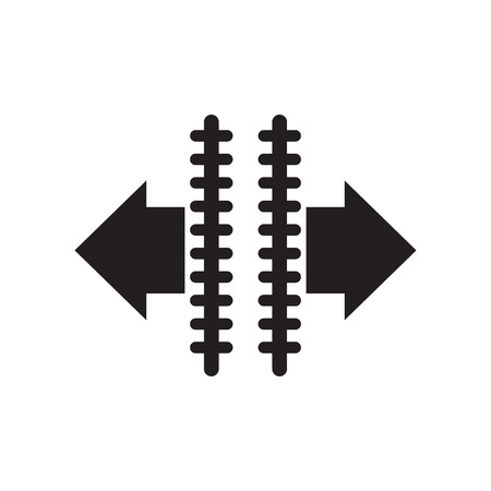 Indicators icon vector isolated on white background for your web and mobile app design, Indicators logo conceptのイラスト素材