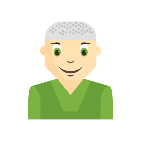 Boy kid avatar icon vector isolated on white background for your web and mobile app design, Boy kid avatar logo conceptのイラスト素材