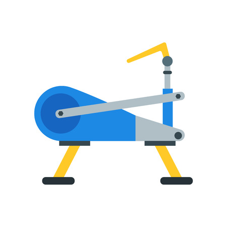 Stationary bike icon vector isolated on white background for your web and mobile app design, Stationary bike logo conceptのイラスト素材