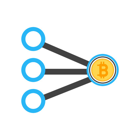 Node icon vector isolated on white background for your web and mobile app design, Node logo conceptのイラスト素材