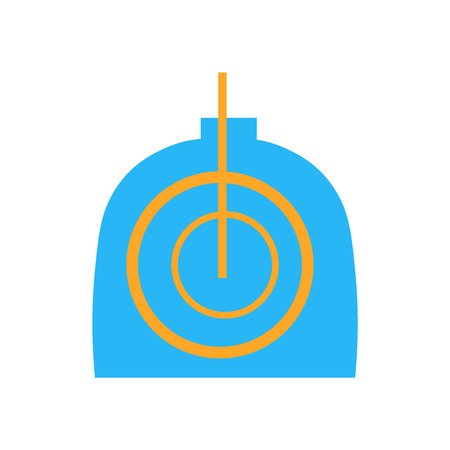 Dental floss icon vector isolated on white background for your web and mobile app design, Dental floss logo conceptのイラスト素材