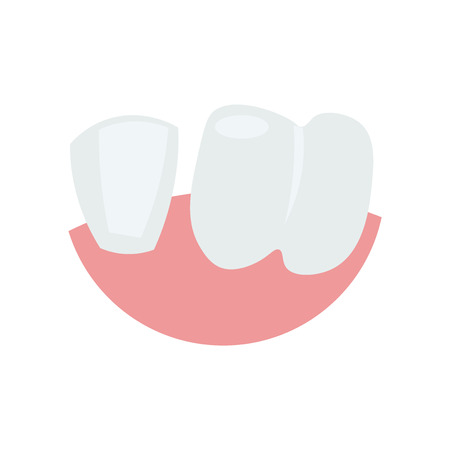Teeth icon vector isolated on white background for your web and mobile app design, Teeth logo conceptのイラスト素材