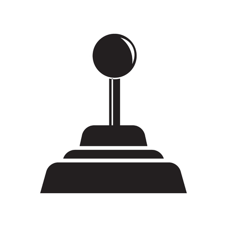 Gearshift icon vector isolated on white background for your web and mobile app design, Gearshift logo conceptのイラスト素材