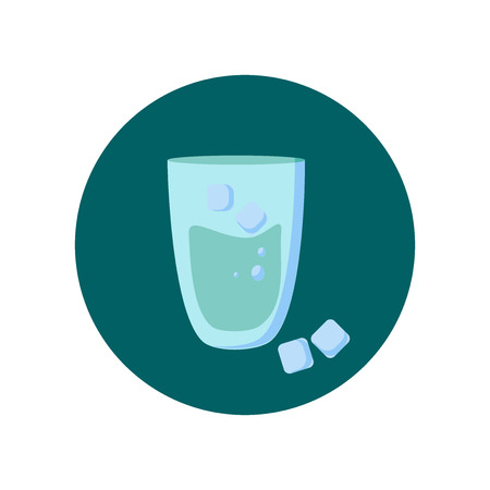 Water icon vector isolated on white background for your web and mobile app design, Water logo conceptのイラスト素材