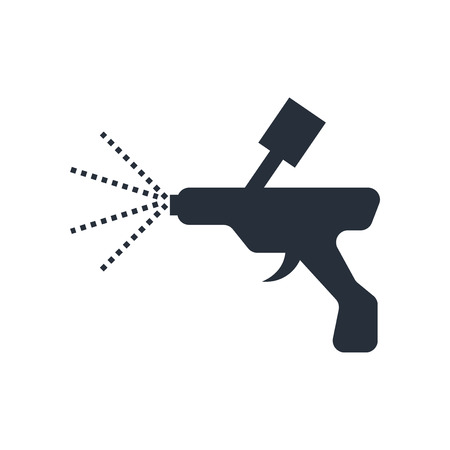 Painting work icon vector isolated on white background for your web and mobile app design, Painting work logo conceptのイラスト素材