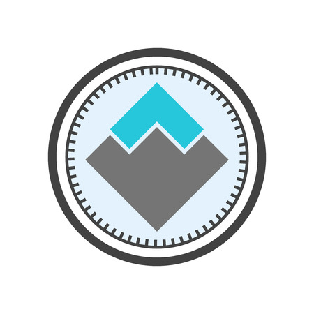 Waves icon vector isolated on white background for your web and mobile app design, Waves logo conceptのイラスト素材
