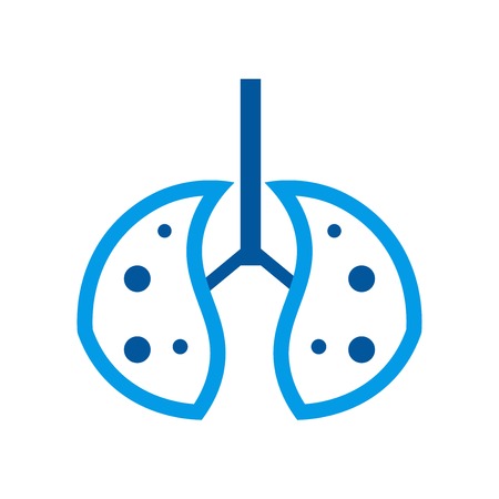 Tuberculosis icon vector isolated on white background for your web and mobile app design, Tuberculosis logo conceptのイラスト素材
