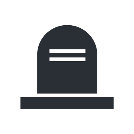 Death icon vector isolated on white background for your web and mobile app design, Death logo conceptのイラスト素材