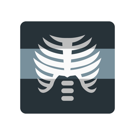 X ray icon vector isolated on white background for your web and mobile app design, X ray logo conceptのイラスト素材