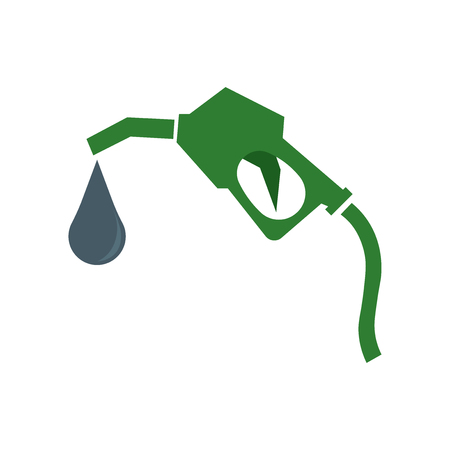 Gas station icon vector isolated on white background for your web and mobile app design, Gas station logo conceptのイラスト素材
