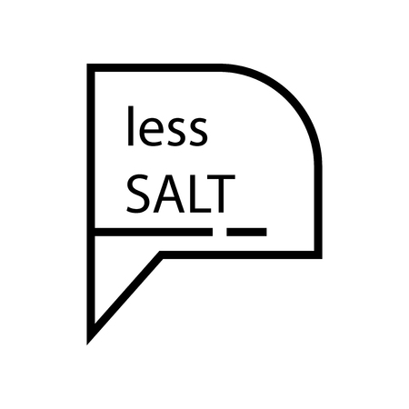 Salt icon vector isolated on white background for your web and mobile app design, Salt logo conceptのイラスト素材