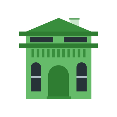 Bank icon vector isolated on white background for your web and mobile app design, Bank logo conceptのイラスト素材