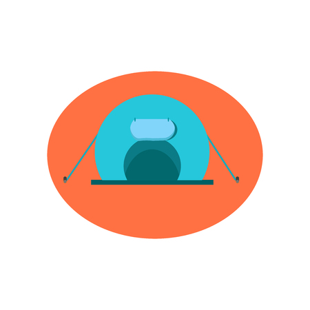 Tent icon vector isolated on white background for your web and mobile app design, Tent logo conceptのイラスト素材