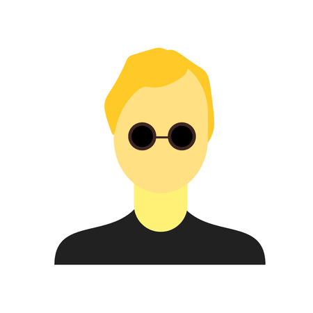 Man icon vector isolated on white background for your web and mobile app design, Man logo conceptのイラスト素材