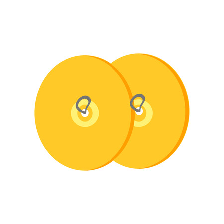 Cymbals icon vector isolated on white background for your web and mobile app design, Cymbals logo conceptのイラスト素材