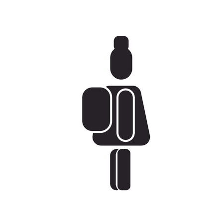 Student icon vector isolated on white background for your web and mobile app design, Student logo conceptのイラスト素材
