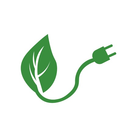 Renewable energy icon vector isolated on white background for your web and mobile app design, Renewable energy logo conceptのイラスト素材