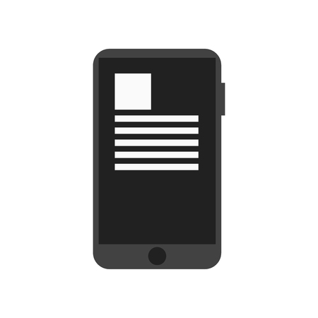 Smartphone icon vector isolated on white background for your web and mobile app design, Smartphone logo conceptのイラスト素材