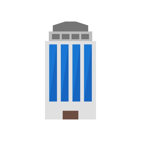 Building icon vector isolated on white background for your web and mobile app design, Building logo conceptのイラスト素材