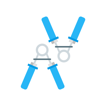 Exercise icon vector isolated on white background for your web and mobile app design, Exercise logo conceptのイラスト素材