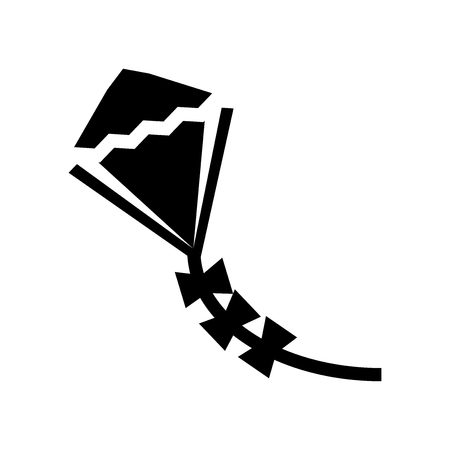 Kite icon vector isolated on white background for your web and mobile app design, Kite logo conceptのイラスト素材