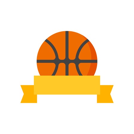 Basketball icon vector isolated on white background for your web and mobile app design, Basketball logo conceptのイラスト素材