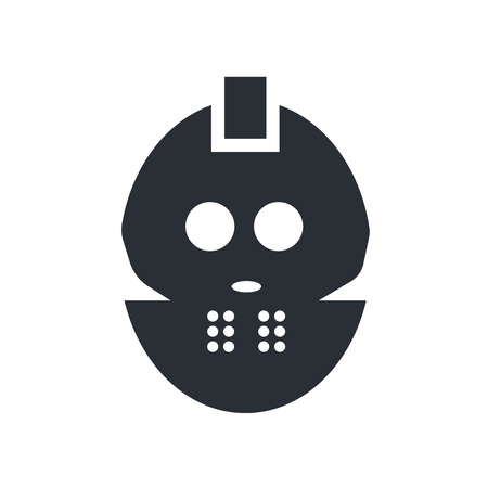Hockey icon vector isolated on white background for your web and mobile app design, Hockey logo conceptのイラスト素材